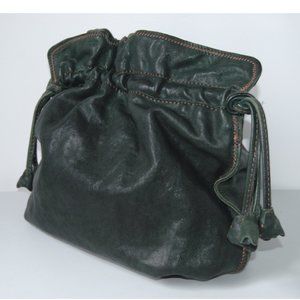 Lucky Brand Hunter Green Leather Hobo Bag
